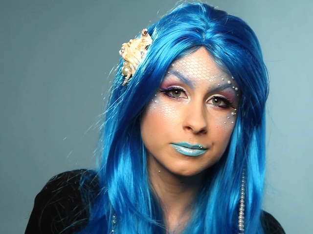 Halloween Mermaid Makeup for Adults