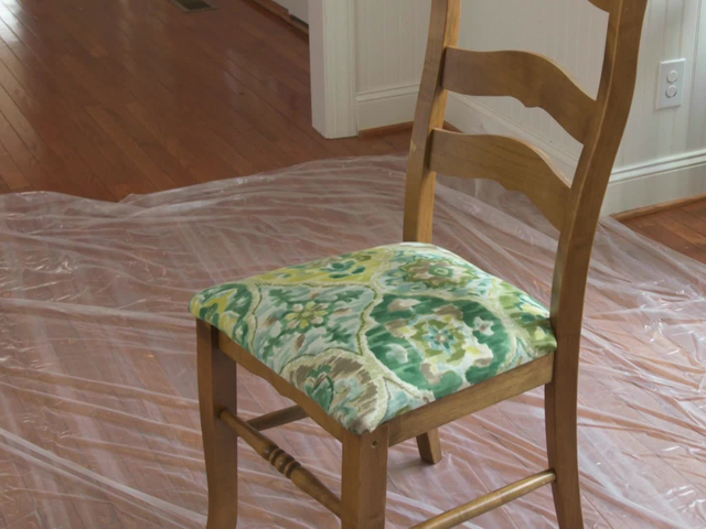 How to Re-Cover a Dining Room Chair, Reupholstering Seat Cushions