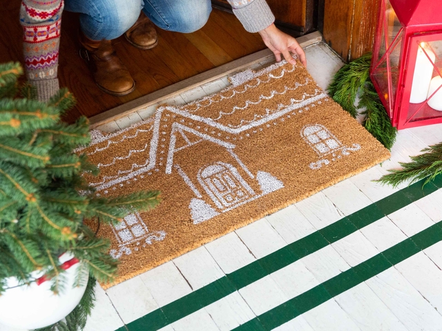 Doormat Mockup, Christmas Door Mat Mock Up, Farmhouse Rug Mock-up